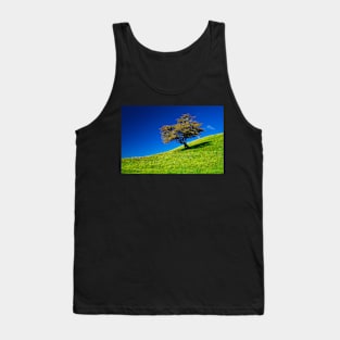 Single tree on a grassfield Tank Top